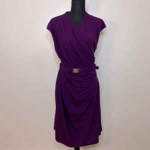 Ralph Lauren Dress w/ belt Purple Size 14